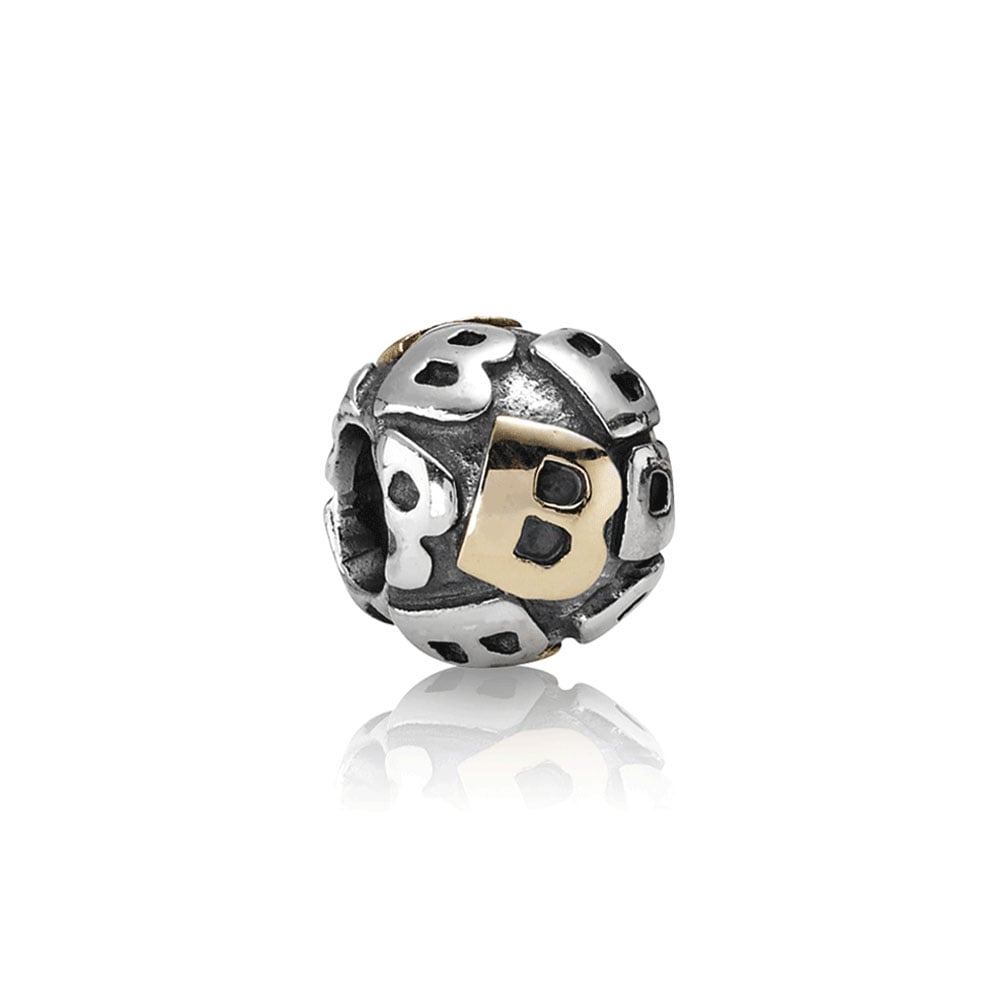 Letter b deals pandora charm