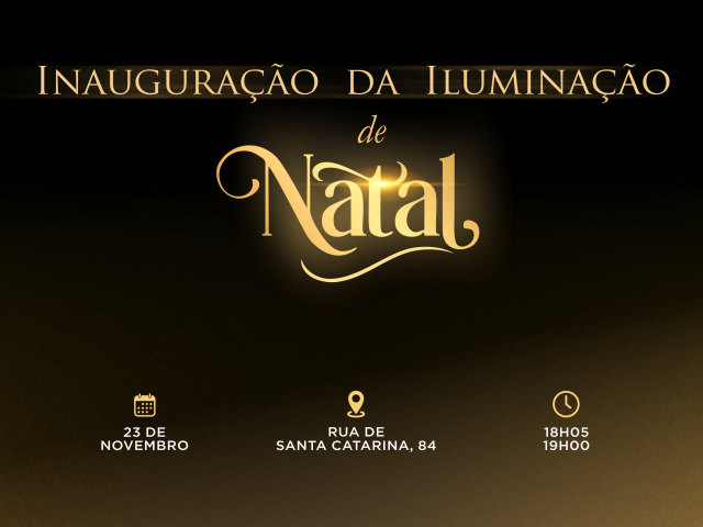 A Marcolino inaugurou as iluminações de Natal com música e glamour.