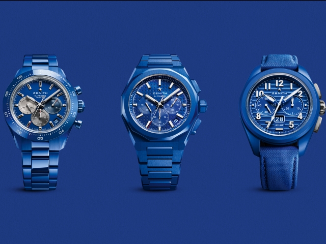 ZENITH BLUE CERAMIC CHRONOGRAPH TRILOGY – 160th ANNIVERSARY EDITION ZENITH BLUE CERAMIC CHRONOGRAPH TRILOGY – 160th ANNIVERSARY EDITION